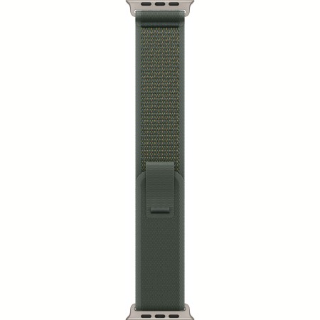 Ремінець Apple Watch 42/44/45/46/49mm Natural Titanium Finish Green Trail Loop M/L (MXTP3)  у Запоріжжі