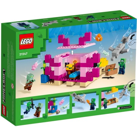 Конструктор LEGO Minecraft Дім-Аксолотль (21247)  у Луцьку