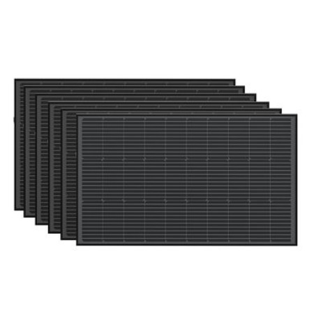 Набір сонячних панелей EcoFlow 6*100 Solar Panel Стаціонарні (EFSolar6*100W)  у Луцьку
