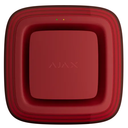 Бездротовий адресний пожежний оповіщувач світловий Ajax EN54 FireProtect (VAD) Jeweller Red (118607.277.RD1)