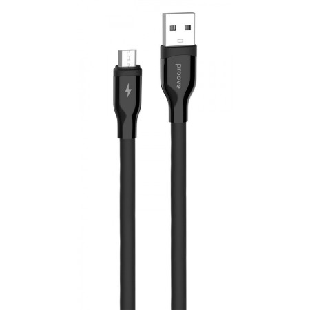Кабель Proove Flat Out USB to Micro USB 2.4A (1m) (Black)  у Чернівцях