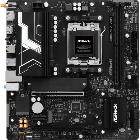 Материнська плата ASROCK B850M-X WIFI R2.0 sAM5 mATX (B850M-X WIFI R2.0)