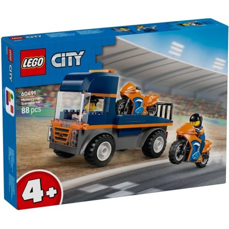 Конструктор LEGO City Транспортер мотоциклів (60491)