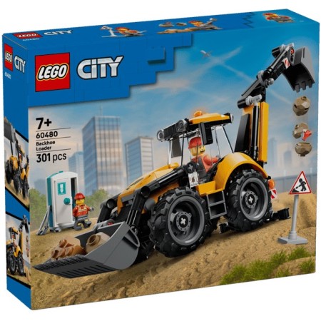 Конструктор LEGO City Жовтий екскаватор-навантажувач (60480)  в Одесі