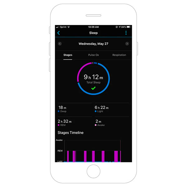 Garmin Lily Classic - Розширені функції моніторингу сну Розширені функції моніторингу сну