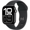 Apple Watch Series 10 42mm Jet Black Aluminum Case with Black Sport Band - S/M  у Тернополі