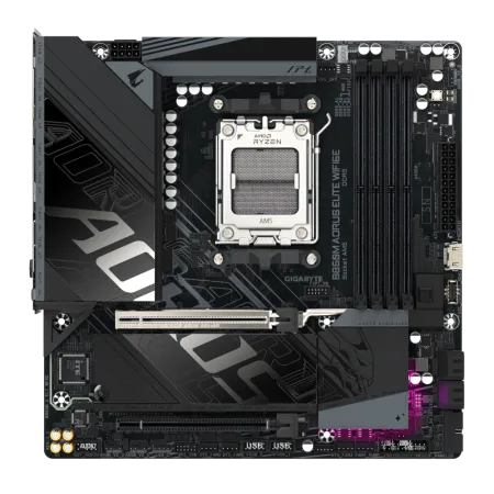 Материнська плата GIGABYTE B850M AORUS ELITE WIFI6E sAM5 (B850M AORUS ELITE WIFI6E)