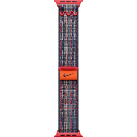 Ремінець Apple Watch 38/40/41/42mm Blue/Red Nike Sport Loop (MXU03ZM/A)  у Запоріжжі