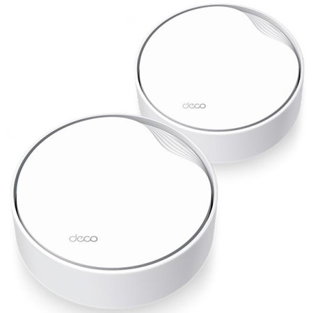 Маршрутизатор TP-Link (WiFi MESH система) DECO X50 PoE 2PK AX3000 1xGE LAN/WAN 1x2,5GE LAN/WAN MU-MIMO OFDMA MESH (DECO-X50-POE-2-PACK)