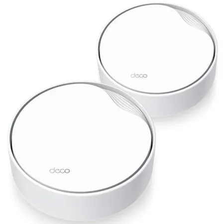 Маршрутизатор TP-Link (WiFi MESH система) DECO X50 PoE 2PK AX3000 1xGE LAN/WAN 1x2,5GE LAN/WAN MU-MIMO OFDMA MESH (DECO-X50-POE-2-PACK)  у Чорноморську
