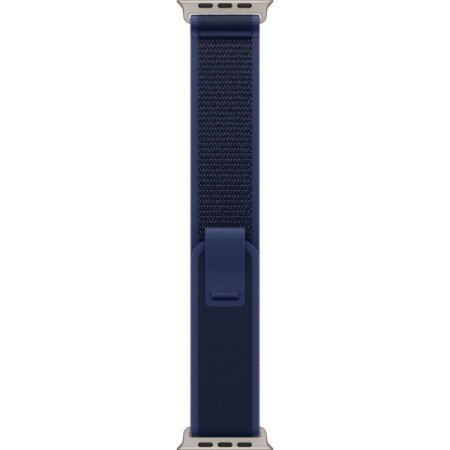 Ремінець Apple Watch 42/44/45/46/49mm Natural Titanium Finish Blue Trail Loop S/M (MXTT3)  у Запоріжжі