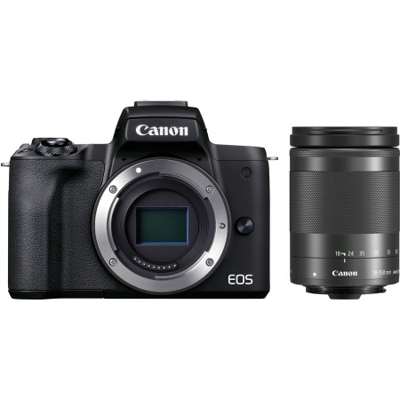 Фотоапарат Canon EOS M50 Mk2 + 18-150 IS STM Kit Black (4728C044)  у Чернівцях
