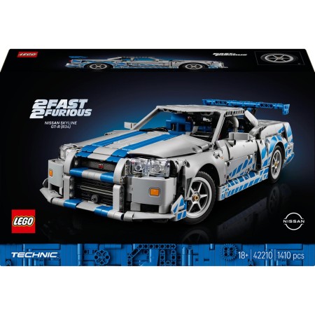 Конструктор LEGO Technic Подвійний форсаж Автомобіль Nissan Skyline GT-R (R34) (42210)  у Кропивницькому