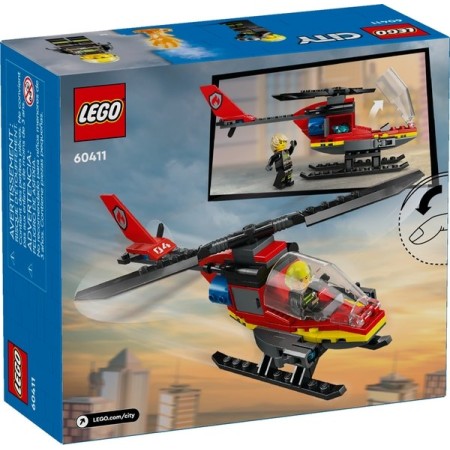 Конструктор LEGO City Пожежний рятувальний гелікоптер (60411)