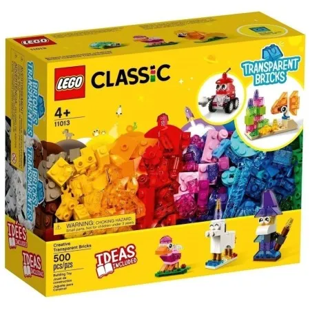 Конструктор LEGO Classic Прозорі кубики для творчості (11013)