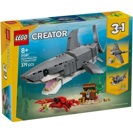 Конструктор LEGO Creator Люта акула зі скринею скарбів (31381)  у Харкові