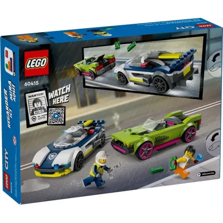 Конструктор LEGO City Переслідування маслкара на поліцейському автомобілі (60415)  у Вінниці