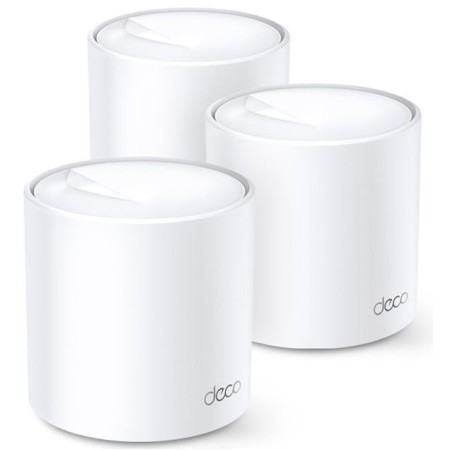 Маршрутизатор TP-Link (WiFi MESH система) DECO X20 3PK AX1800 1xGE LAN 1xGE WAN MU-MIMO OFDMA MESH (DECO-X20-3-PACK)
