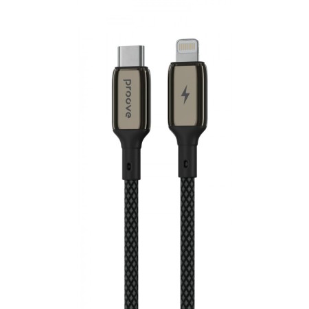 Кабель Proove Dense Metal Type-C to Lightning 27W (1m) Black