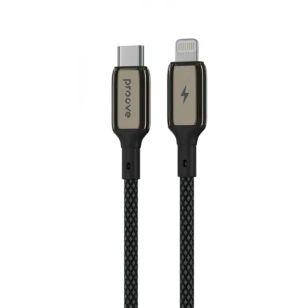 Кабель Proove Dense Metal Type-C to Lightning 27W (1m) Black