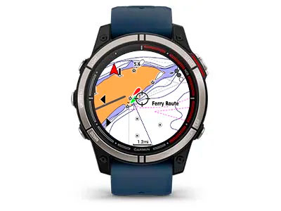 Годинник Garmin quatix 7 Sapphire - Позначайте маршрутні точки Позначайте маршрутні точки