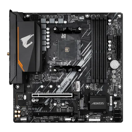 Mатеринська плата GIGABYTE B550M AORUS ELITE AX sAM4 mATX (B550M AORUS ELITE AX)  у Полтаві