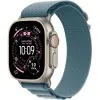 Apple Watch Ultra 3 49mm Natural Titanium Case with Light Blue Alpine Loop - Small (MEWK4QP/A)