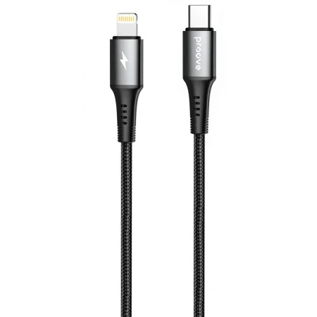 Кабель Proove WireX Type-C to Lightning 27W (1m) (Black)