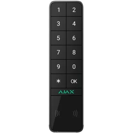Бездротова зовнішня клавіатура Ajax KeyPad Outdoor Jeweller, чорна  у Хмельницькому