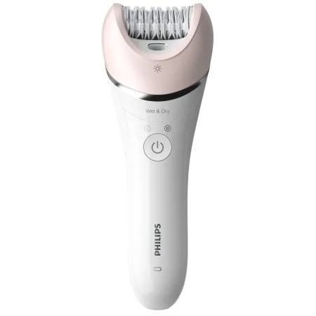 Епілятор PHILIPS series 8000 White/Pink (BRE721/00)