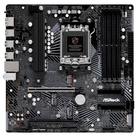 Материнська плата ASROCK B650M PG LIGHTNING sAM5 mATX (B650M PG LIGHTNING)