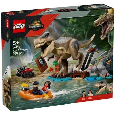 Конструктор LEGO Jurassic World  Втеча річкою від тиранозавра (76975)