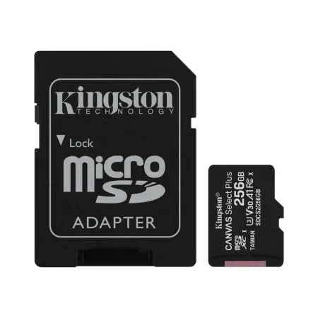 Карта пам'яті Kingston microSD 256GB C10 UHS-I R100/W85MB/s + SD