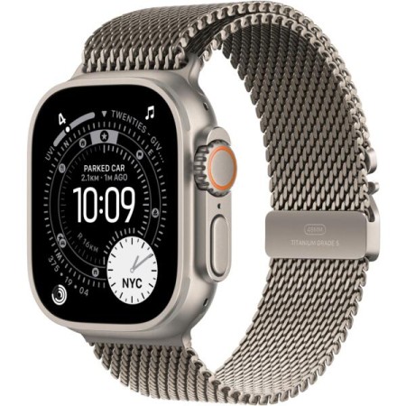 Apple Watch Ultra 3 49mm Natural Titanium Case with Natural Titanium Milanese Loop - L (MF0E4QP/A)  у Чернігові