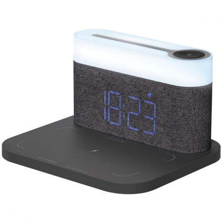 Нічник з бездротовою зарядкою Proove Day & Night (Dark Gray)