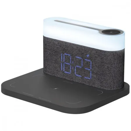 Нічник з бездротовою зарядкою Proove Day & Night (Dark Gray)