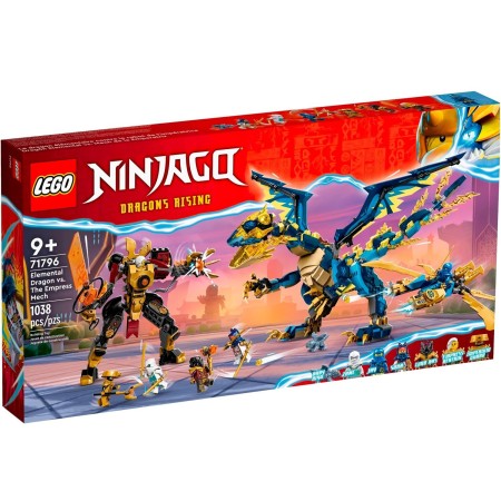 Конструктор LEGO Ninjago Дракон стихій проти робота Володарки (71796)