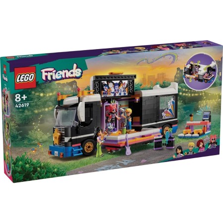 Конструктор LEGO Friends Автобус для музичного туру попзірки (42619)  в Івано-Франківську