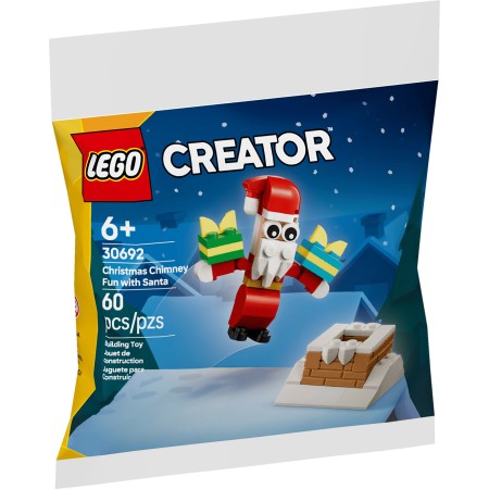 Конструктор LEGO Creator Різдвяні забави з димарем із Сантою (30692)  у Харкові