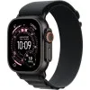 Apple Watch Ultra 3 49mm Black Titanium Case with Black Alpine Loop - Small (MF0Q4QP/A)