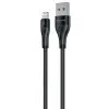Кабель Proove Soft Silicone USB to Lightning 2.4A (2m) Black
