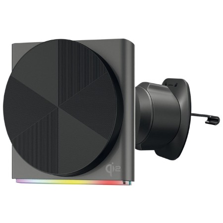 Автомобільний тримач із бездротовою зарядкою Proove Neostorm QI2 15W Gray