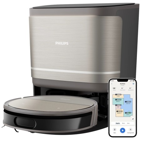 Робот-пилосос PHILIPS Series 9000 Black Metallic (XU9100/10)  у Тернополі