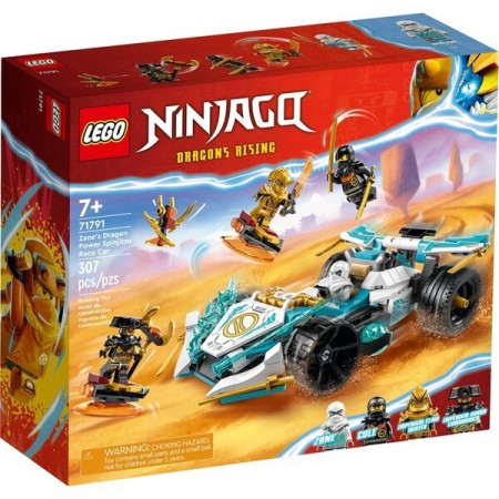 Конструктор LEGO Ninjago Суперсила дракона Зейна автомобіль для перегонів спін-джитсу (71791)