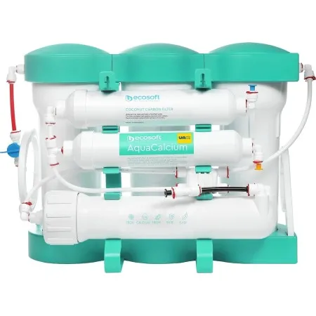 Фільтр зворотного осмосу Ecosoft P’URE AQUACALCIUM Mint, мембрана 75gpd DuPont, картридж AquaCalcium збагачує мінералами, дренаж 1:1  у Херсоні