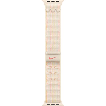 Ремінець Apple Watch 38/40/41/42mm Starlight/Pink Nike Sport Loop (MYJC3ZM/A)  у Запоріжжі