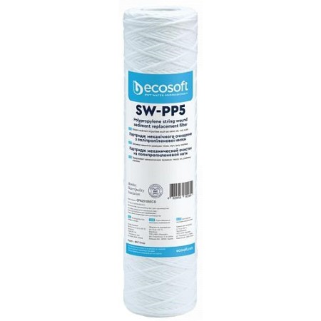 Картридж з поліпропіленової нитки Ecosoft 2.5х10