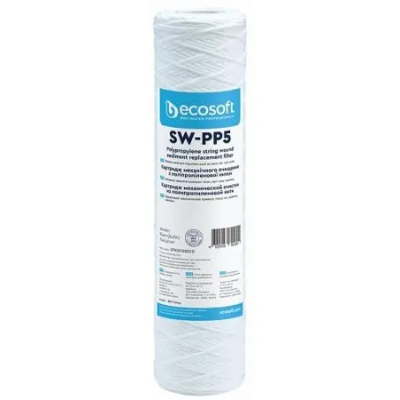 Картридж з поліпропіленової нитки Ecosoft 2.5х10