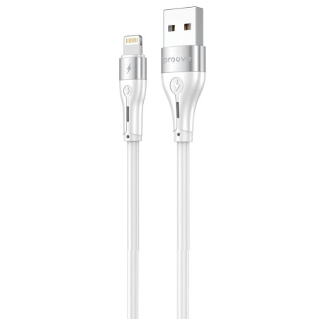 Кабель Proove Soft Silicone USB to Lightning 2.4A (2m) White