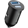 Автомобільний зарядний пристрій Proove Tiny Power 30W (Type-C + USB) (Black)